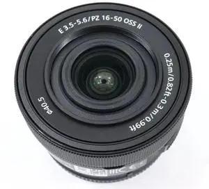 Sony E PZ 16-50mm f/3.5-5.6 OSS II Lens (Black, White Box)