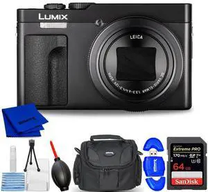 Panasonic TZ99/ZS99 Digital Camera (Black) DC-TZ99K - 7PC Accessory Bundle