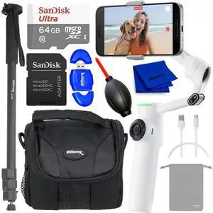 Insta360 Flow 2 Pro Smartphone Gimbal Stabilizer (White) - 7PC Accessory Bundle Insta360 Flow 2 Pro Smartphone Gimbal Stabilizer (White) - 7PC Accessory Bundle