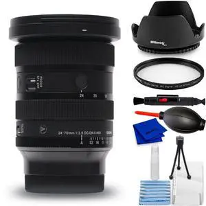 Sigma 24-70mm f/2.8 DG DN II Art Lens (Leica L) 57A969 - 7PC Accessory Bundle
