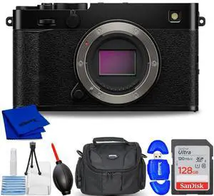 FUJIFILM X-E5 Mirrorless Camera (Body, Black) 16949844 - 7PC Accessory Bundle