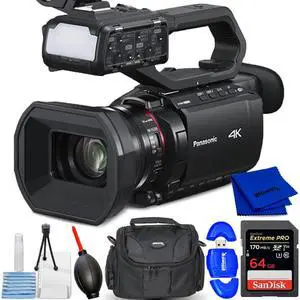Panasonic CX20 Professional Compact 4K Camcorder w/ XLR Inputs - 7PC Bundle