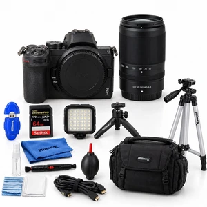 Nikon Z 5 Mirrorless Digital Camera and Z DX 50-250mm VR Lens - 64GB Bundle Nikon Z 5 Mirrorless Digital Camera and Z DX 50-250mm VR Lens - 64GB Bundle