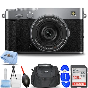 FUJIFILM X-E5 Mirrorless Camera and XF 23mm f/2.8 Lens (Silver) - 7PC Bundle FUJIFILM X-E5 Mirrorless Camera and XF 23mm f/2.8 Lens (Silver) - 7PC Bundle