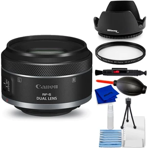 Canon RF-S 7.8mm f/4 STM Dual Lens 6795C002 - 7PC Accessory Bundle Canon RF-S 7.8mm f/4 STM Dual Lens 6795C002 - 7PC Accessory Bundle