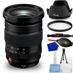 FUJIFILM XF 16-55mm f/2.8 R LM WR II Lens 16836580 - 7PC Accessory Kit FUJIFILM XF 16-55mm f/2.8 R LM WR II Lens 16836580 - 7PC Accessory Kit