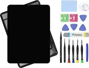 11" LCD Screen Replacement for iPad Pro 11 1st Gen A1980 A2013 A1934 A1979 (2018) Display LCD Assembly and Glass Touch Digitizer Premium Repair Kit - Black