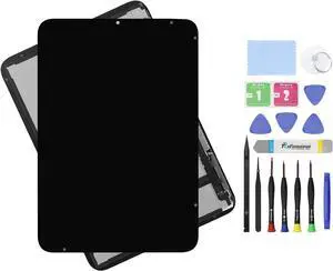 NUOLAISUN 8.3" LCD Screen Replacement for iPad Mini 6 6th 2021 A2567 A2568 A2569 Display LCD Assembly and Glass Touch Digitizer Premium Repair Kit + Sleep/Wake Sensor (Black)