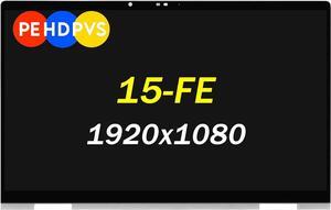 Screen Replacement 15.6" for HP Envy x360 2-in-1 15-fe 15-fe0000 15-fe0xxx 15-fe0023dx 15-fe0013dx 15-fe0053dx 15-fe0097nr 1920x1080 LED LCD Touch Screen Display (Non-OLED Type Silver Bezel)