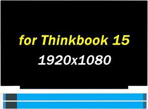 15.6" Screen Replacement for Lenovo Thinkbook 15 G2 G3 15-IIL 15-IML 15-ACL Model 20VE 21A4 20SM 20RW FHD 1920×1080 30pins 60Hz LCD Screen Laptop Panel(Only for Non-Touch Screen)