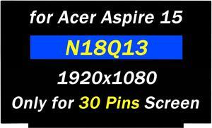 Replacement for Acer Aspire A115-32 A315-59 A515-54 A515-55 A515-56 A315-59-53ER 1920x1080 30PIN 15.6" LED LCD Non-Touch Screen Laptop Display Panel