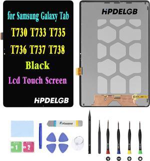 NUOLAISUN for Samsung Galaxy Tab S7 FE 12.4 SM-T733 T733 T738U T730 T735 T736B T736U T737 LCD Display Touch Screen Digitizer Assembly (Black)