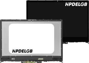 for Lenovo Ideapad Flex-14 Flex-14API Flex-14IWL Flex-14IML 81SS 81SQ 81XG Series FHD 1080P IPS LCD Touch Screen Display Digitizer Assembly Bezel