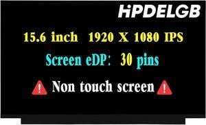NUOLAISUN For Acer Aspire 5 A515-46-R3UB A515-56-36UT A515-43-R19L A515-46-R14K LCD Screen Replacement 15.6 1080P 30PIN FHD 1920x1080 IPS LCD LED Display (Non-Touch Screen)