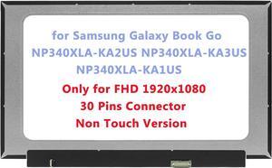 14.0" Replacement for Samsung NP340XLA KA1US KA2CA KA2US KA3US KA5US NP340XLA-KA2US NP340XLA-KA3US NP340XLA-KA1US N140HCA-EAC LCD Screen Replacement Display FHD (Only for Non Touch)