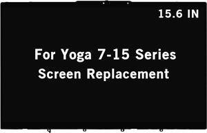 Screen Replacement for Lenovo Yoga 7-15 7-15ITL5 7i-15ITL5 82BJ 5D10S39671 5D10S39687 15.6 inches FullHD 1920x1080 LCD Display Touch Screen Assembly Digitizer Control Board with Bezel