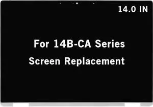 NUOLAISUN 14" for HP Chromebook X360 14B-CA 14B-CA0013DX 14B-CA0010NR 14B-CA0023DX 14B-CA0036NR 14B-CA0061WM 14B-CA0645CL L73304-001 L77984-001 1080P IPS LCD Display Touch Screen Assembly