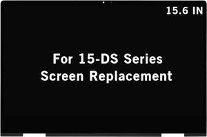15.6" L53868-001 for HP Envy X360 15-DS 15m-DS Series 15M-DS0011DX 15M-DS0012DX 15M-DS0023DX 15-DS1083CL 15-ds1063cl 15-ds1077nr 15-ds1010wm FHD LCD Display Touch Screen Digitizer Assembly