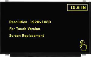 NUOLAISUN 15.6" New Screen Replacement for Dell Inspiron 15 5559 FHD 1920x1080 40Pin Touch LED LCD Display Screen Panel (NOT Work for Others)