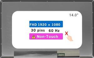 NUOLAISUN Screen Replacement for HP Elitebook 840 G8 845 G7 845 G8 P/N M36315-001 M36313-001 L72970-391 M07092-001 M07093-001 14.0" FHD 1920 * 1080 30 pin LCD Non-Touch Screen Display Panel