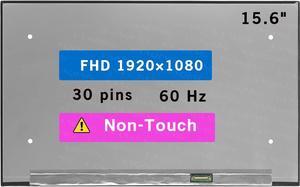 New Screen Replacement LP156WFC(SP)(M1) for Dell Latitude 15 5500 5501 5510 5511 5520 5521 7520 7530 15.6 Inches FHD 1920 * 1080 30 Pins Non-Touch LCD Display Panel (Not for Narrow 30 pins)
