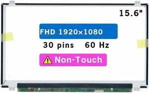 15.6" Screen Replacement for Dell Precision M2800 M3510 M4800 LCD Display Panel 30 pin (FHD 1920x1080 Non-Touch)