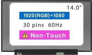 14.0" Screen Replacement for HP 14-DQ 14T-DQ 14-DQ2053CL 14-DQ4035CL 14-DQ4045CL 14-DQ1043CL 14-DQ1033CL 14-DQ0005CL 14-DQ2055WM L61946-001 M13563-001 FHD 1920 * 1080 Non-Touch LCD Display Panel