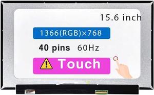 LCD New Screen Replacement for HP 15-DY1751MS 7PA07UA HD 1366 * 768 40 Pins Touch Display Panel
