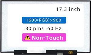 17.3" Screen Replacement NT173WDM-N23 for Lenovo Ideapad 3 17ALC6 17ARE05 17IAU7 17IIL05 17IML05 17ITL6 17ABA7 81W5 81WC 81WF 82H9 82KV 82RQ 82RL LCD Display Panel HD+ 1600×900 Non-Touch