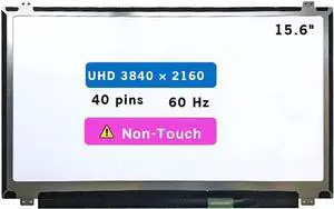 15.6" Screen Replacement for Dell Inspiron 15 7548 7557 LCD Display Panel 40 pin (UHD 3840x2160 Non-Touch)