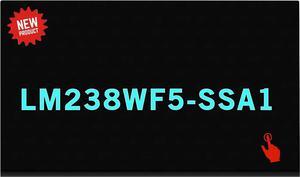 NUOLAISUN 23.8" LCD Replacement for LM238WF5(SS)(A1) LM238WF5 SS A1 FRU 01AG977 01AG978 01AG986 01AG978-RB Display Panel 854572-003 LM238WF5-SSA1 FHD 1920×1080 30pins 60Hz(Touch Version)