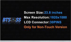 NUOLAISUN LCD Replacement for HP All in One 24-D 24-dd0010 24-dd0117c 24-dd1006 24-dd0210 24-dd0006 Non-Touch Screen Display Panel M238HVN01.1 23.8" FHD 1080P 30Pins 60HZ