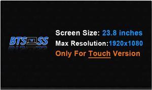Screen Replacement LM238WF5-SSE5 for HP 24-df0137c 24-df0076 24-df1056 24-df1076 24-df1367C 24-df0014 24-df1237C 24-df1270 L91416-002 L66617-001 LM238WF5 SS E5 LCD Touch Display Panel FHD 1080P