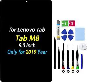 NUOLAISUN Replacement for Lenovo Tab M8 LCD Screen TB-8505 LCD Display TB-8505F LCD Digitizer TB-8505X 2019 8.0" LCD Screen Replacement Assembly (Black)