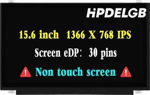 Screen Replacement 15.6" for HP ProBook 450 G3 HD 1366x768 30PIN LED Display Screen LCD Laptop Digitizer Panel Non-Touch Screen