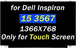 N156BGN-E41 Replacement for Dell Inspiron 15 3567 3558 P47F001 NT156WHM-T00 B156XTK01.0 HD 1366x768 60Hz 40pins 15.6" OnCell Touch LCD Replacement Display Panel(Only for Touch Screen)