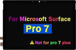 NUOLAISUN 12.3" Screen Replacement for Microsoft Surface Pro 7 1866 C02XR7Y9JG5H LP123WQ1 LP123WQ2 LCD Display Panel Digitizer Assembly