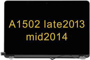LCD Screen Replacement for MacBook Pro 13" Retina A1502 Late 2013 Mid 2014 Full Assembly Display Repair Part 661-8153