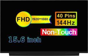 Replacement for ASUS Rog GX531GS-DH76 15.6" FHD 1920×1080 40 Pins 144HZ Non-Touch Screen LCD Display Panel(Not for 60 Hz / 240HZ / 165Hz Version)