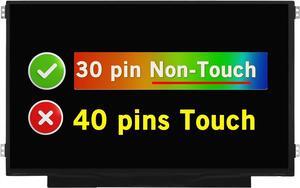 Replacement for Lenovo Thinkpad Yoga 11E Chromebook 20GE0002 11.6" HD 1366 * 768 30 Pins Non-Touch Screen LCD Display Panel (Not for Touch Version)