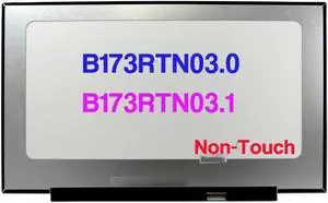 Screen Replacement for B173RTN03.0 B173RTN03.1 17.3" HD+ 1600(RGB)×900 30 pin LCD Non-Touch Screen Display Panel