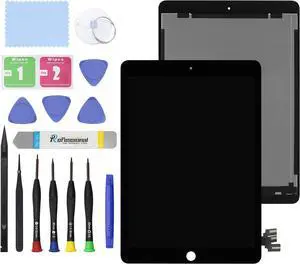 NUOLAISUN 9.7" New Screen Replacement for iPad Pro 2016 A1673 A1674 A1675 LCD Display Glass Touch Digitizer Premium Kit with Tools - Black
