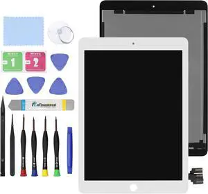 NUOLAISUN 9.7" New Screen Replacement for iPad Pro 2016 A1673 A1674 A1675 LCD Display Glass Touch Digitizer Premium Kit with Tools - White