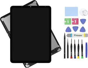NUOLAISUN 10.9" LCD Screen Replacement for iPad air 5 5th Generation 2022 A2589 A2591 A2588 Display LCD Assembly and Glass Touch Digitizer Premium Repair Kit Black