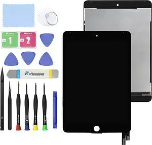 NUOLAISUN 7.9" New Screen Replacement for iPad Mini 4 A1538 A1550 LCD Display Touch Glass Screen Digitizer Panel Assembly Replacement Part with Tools - Black