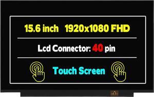 NUOLAISUN Screen Replacement for Lenovo IdeaPad 5 15IAL7 Model 82SF 40PIN FHD 1920x1080 LCD LED Screen Display Digitizer Panel (Touch Screen)