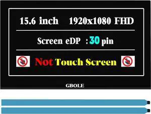 Screen Replacement for DELL Latitude 5540 5530 3540 5515 5518 5500 5501 5510 P127F P170G P104F P127F001 LCD LED Screen Display Panel 15.6" 30Pin 1920x1080 IPS FHD Non-Touch Screen