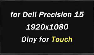 NUOLAISUN Replacement for Dell Latitude 15 3530 3540 5501 5510 5511 5520 5521 5530 5531 5540 5584 7530 P104F P108F P110F P127F 60HZ 40 Pins FHD 1920x1080 15.6" LCD Touch Screen Display Panel