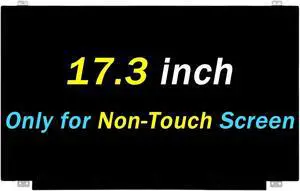 17.3" New LCD Screen Replacement for Dell Precision 17 7710 7720 7730 7740 60Hz 30 Pins 1920x1080 LCD LED Laptop Display Panel(Only for Non-Touch Screen)