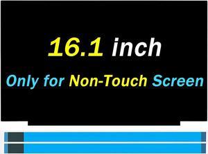 16.1" M02082-001 N161HCA-GA1 Replacement for HP Pavilion 16-A 16-a0076 16-a0076ms 40 Pin 144Hz (1920x1080) LCD Screen Display LED Panel Non-Touch Digitizer (Only for Non-Touch Screen)
